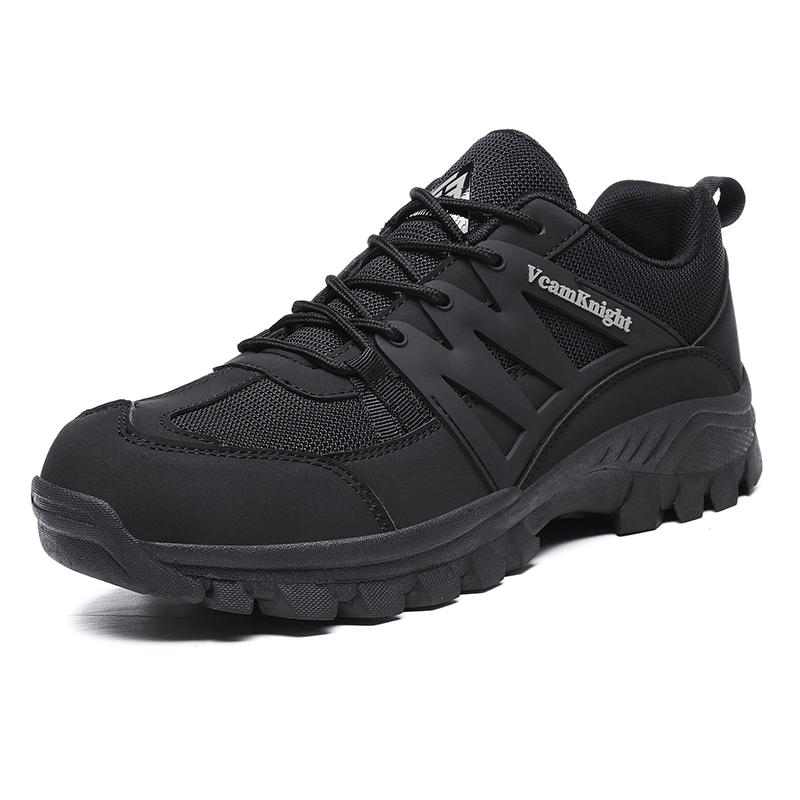 Fashion 2025 New Men's Hiking Shoes Suede Leather Outdoor Shoes Wear-resistant Men Trekking Walking Hunting Tactical Sneakers
