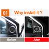ABS Inner Door A-pillar Tweeter Frame Decorative Stickers Modification Supplies For Honda Crv CR-V 2017 2018    2022