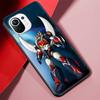 Manga Mazinger Z Anime Case for Xiaomi Poco X3 NFC M3 Mi 11 Lite 5G 12X 11T 10T 12 Pro 9T Note 10 9 Silicone Black Phone Cover