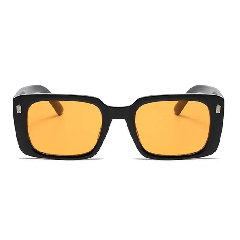 Durable High Quality Retro Classic Square Sun Glasses For Women Men Stylish Minimalist Female Male Fashion Glasses