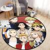 Anime Tokyo Revengers Runder Teppich Cartoon-Teppich für Wohnzimmer, Küche, Esszimmer, Kinderteppiche, Yoga-Matte