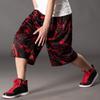 Male Short Pants Quick Dry Graphic Men's Shorts Long Oversize Training Basketball Bermuda 3 Quarter Elastic