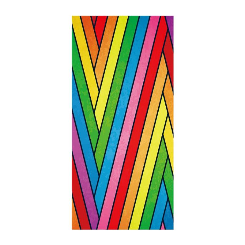 Quick-Dry Microfiber Double-Sided Beach & Sports Towel with Custom Digital Print