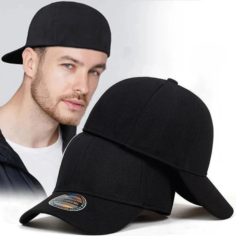 Spring Summer High Quality Baseball Cap for Men Women Fitted Closed Full Cap Outdoor Breathable Sports Sun Trucker Hat