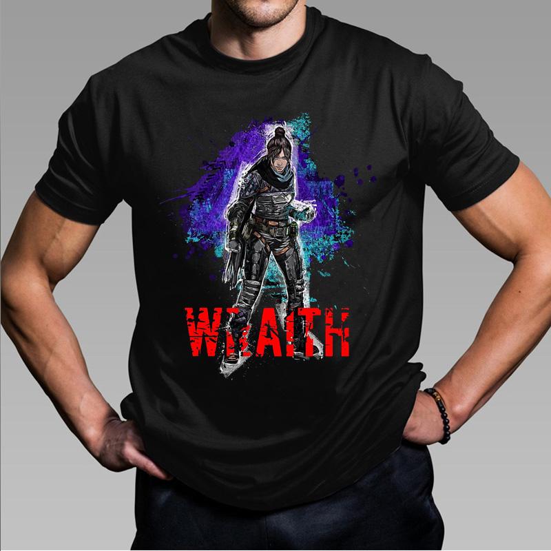 Apex Legends Παιχνίδι Print Κοντομάνικο Μόδα Harajuku Apex T-shirt Άνδρες Γυναίκες Μαύρο Streetwear Cool Cosplay T-shirt Μπλούζες
