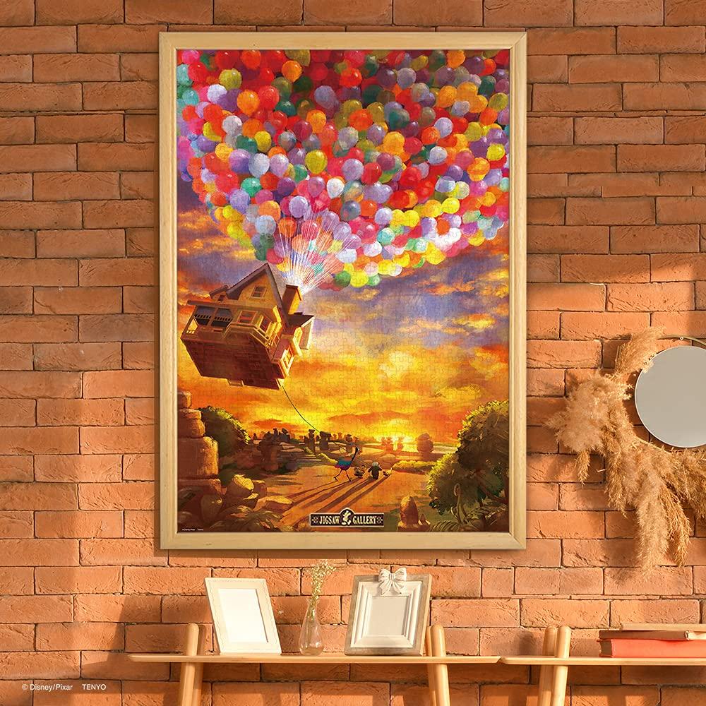 Tenyo Disney Carl's Flying House Jigsaw Puzzle 1000 Pieces 51x73.5cm with Glue Spatula and Service Card
