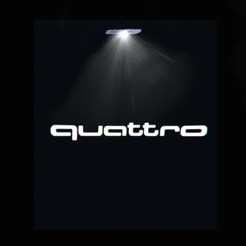 Led Car Door logo Welcome Light For Audi Sprot A4 B5 B6 B7 B8 B9 A1 A3 8V 8P 8L A6 C5 C6 C7 A5 A7 A8 Q3 Q5 Q7 TT S3 S6 Quattro