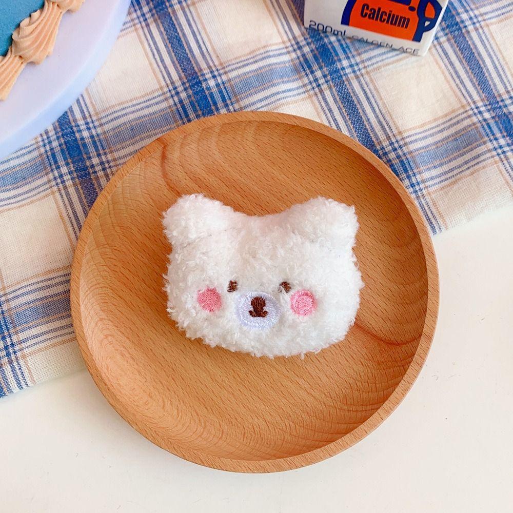 Soft Plush Bear Brooch Cute Clothes Badge DIY Decoration Accessories Animal Brooches  Backpacks