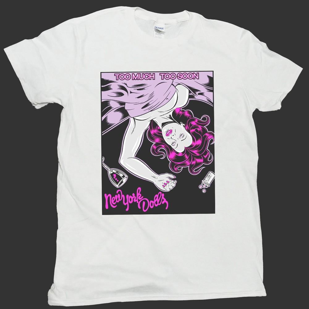 NEW YORK DOLLS PUNK ROCK T-SKJORTE unisex S-3XL