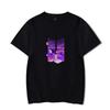 Mode Kpop Bangtan T-Shirt Damen Sommer Kreatives Logo Gedrucktes Baumwollhemd Herren und Damen Freizeit T-Shirt Top