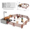 Children's Wildlife Simulation Horse Rider Toy Set