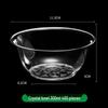 JINGRX Disposable Crystal Plastic Bowls