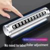Creative Metal Roll-up Temporary Parking Number Sign for Cars