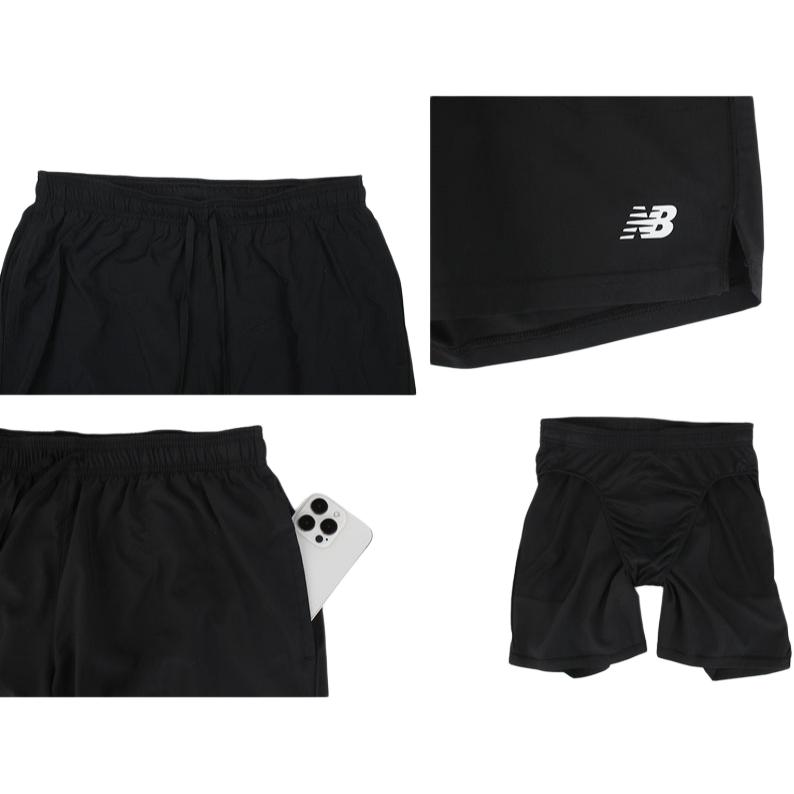 New Balance Sports Shorts Men's Black MS51902-BK