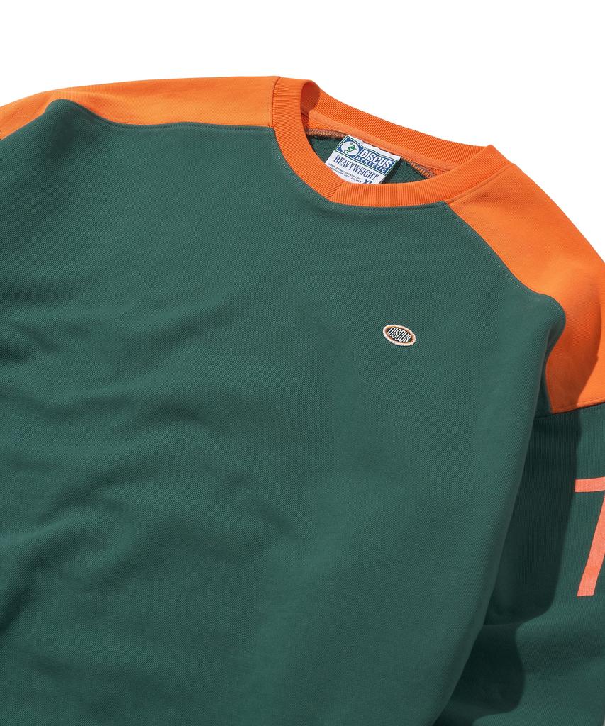 DISCUS ATHLETIC Heavyweight Rugby Sweatshirt Forest Green