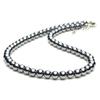 Terahertz Power Stone for Men and Genuine Raw Natural Health Far Infrared Pendant 40cm 5cm Neck Necklace, 6mm, Women, Stone, Stone, Necklace,
