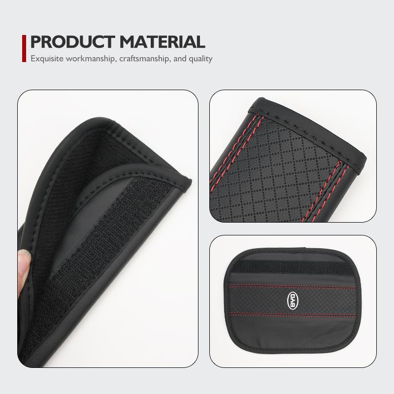 Veiligheidsgordelhoes Schouderbeschermer Antislip Pads Auto Accessoires Voor BYD 3 Yuan F3 E6 F0 G3 I3 Plus Ea1 Song Max
