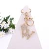 Letter Crown Initials Name Key Chains Rings Meaningful Keychains Pendants A-Z Letter Accessories Gift
