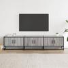 TV Stand In Grey Sonoma 180 X 35 X 41 Cm Particleboard