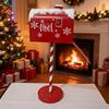 In-Stock Christmas Gift: Red Wrought Iron Mailbox for Indoor Decoration