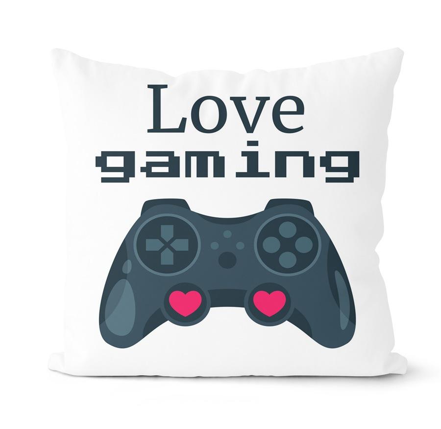 Videospiel-Deko-Kissenbezug, Retro-Polyester-Kissenbezug, Sofa, Couch, Bett, Sitz, Wurfkissenbezug, Spiel-Fan-Geschenk, 45 x 45 cm