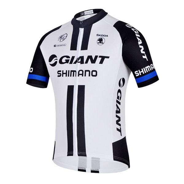 Giant Shimano Cycling Jersey Set Short Sleeve Biking Apparel with Gel Pad Cushion Shorts