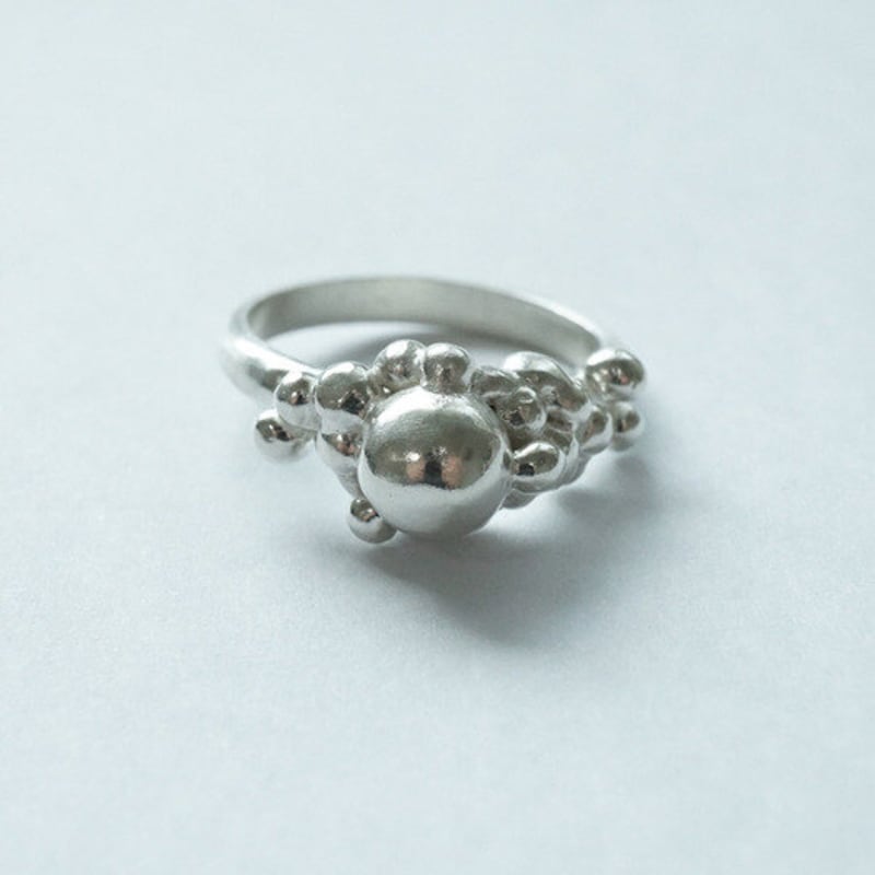 Vacactsilver Bubble Ring