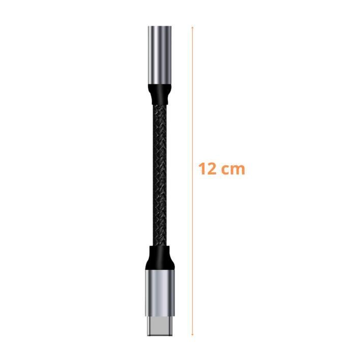 USB-C Jack 3.5 Mm Audio Headphone Earphone Music Adapter Cable Compatible for Xiaomi MI 11- MI 10 Series Phonillico®