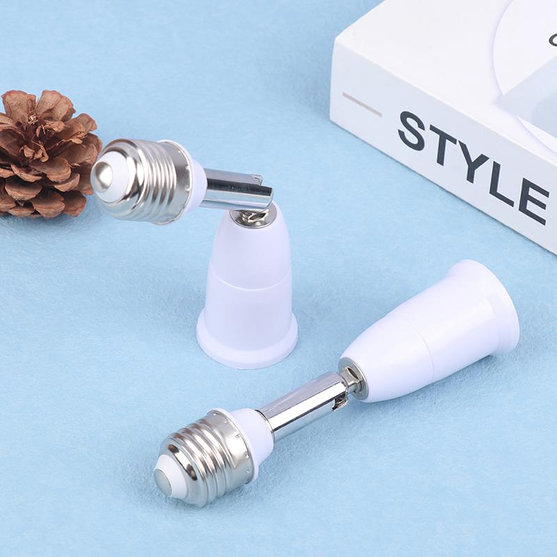 1Pc Universal E27 To E27 Holder Extender For E27 Socket Adjustable E27 To E27 Base Converter For Screw Bulb Extension Adapter