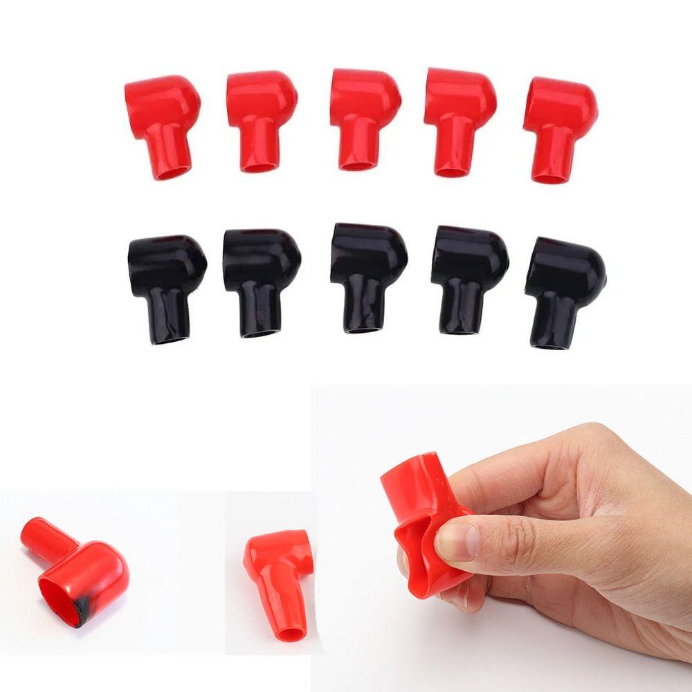 Soft Battery Terminal Insulating Cap Durable Car Accessories Clamping Column Protective Sleeve Positive and Negative Pole
