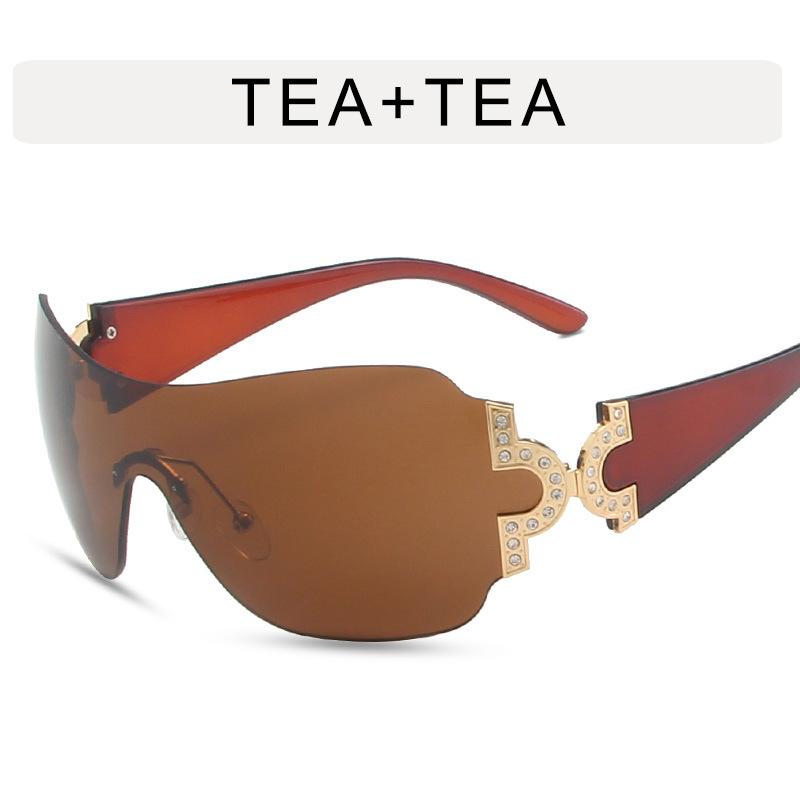 New Sports Trend Goggle Sunglasses for Women Men Fashion Punk Y2k UV400 Eyewear Designer Brand