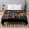 FNAF Characters Throw Blanket Vintage Blanket