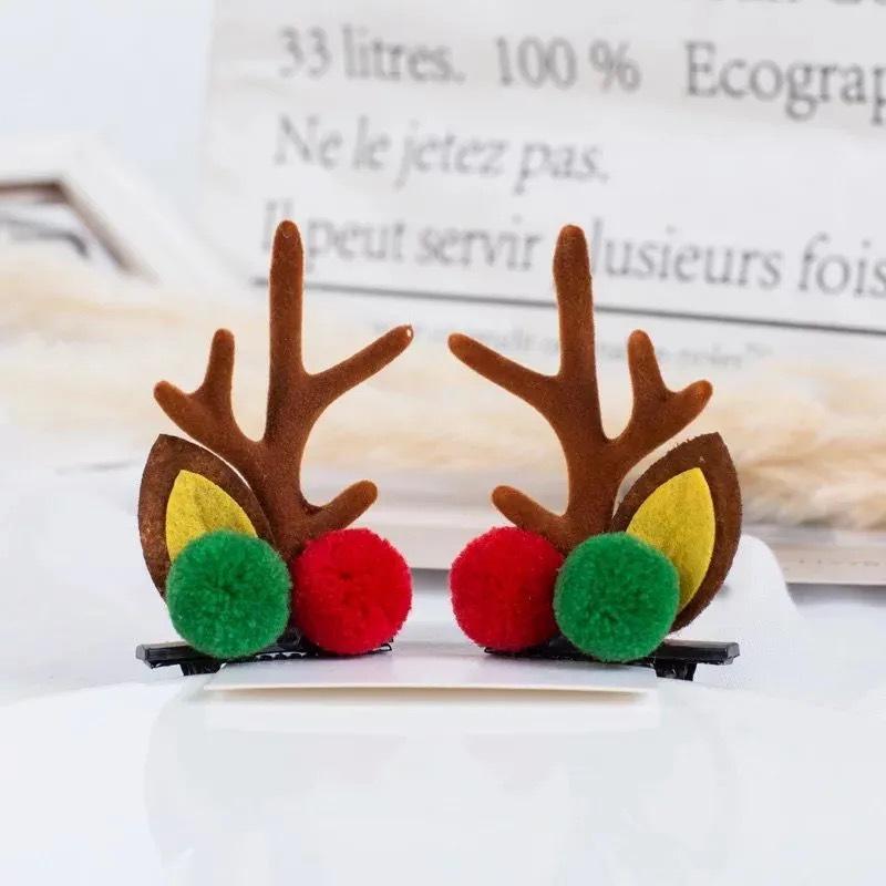 Mori Style Fawn Antler Hair Clip Headband - Cute Fairy-Inspired Christmas Hair Accessory for Women