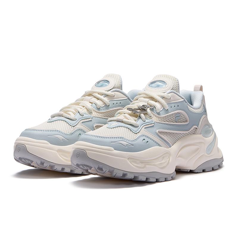 FILA Fusion EVA Soft Candy Casual Fashion Height Increasing Low Top Dad Shoes Women sneakers Light-Blue T12W521013FSI