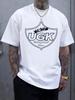 UGK Underground Kingz Graphic Print Short-Sleeve T-shirt - Black