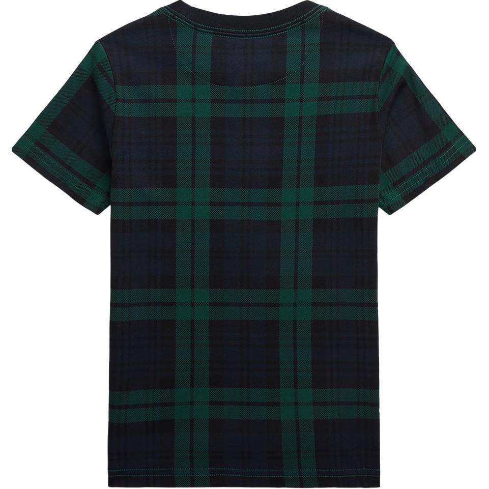 Polo Ralph Lauren T-Shirt Ss23 Casual Printed Crew Neck Short Sleeve Kids Tops Dark-Green 323920643-001