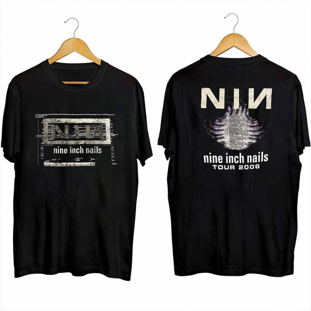 New Vintage 2006 Nine Inch Nails Tour Gift For Fans Unisex S-5Xl Shirt Ss2119