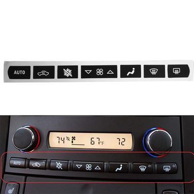 Klimaanlagen-Tasten Reparatur Aufkleber Set Für Corvette C6 2005-2013