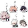 Danganronpa Dvipusis Akrilinis Raktų Pakabukas Gerbėjų Kolekcija Anime Žaidimo Figūrėlės Nanami ChiaKi Nagito Komaeda Pakabukas Mielas Pakabukas