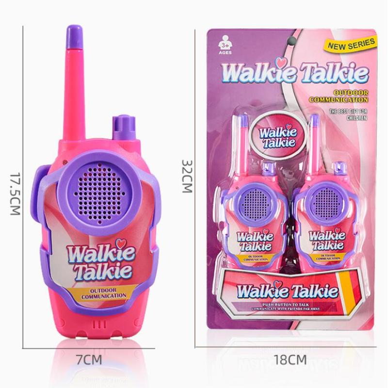 2Pcs Children Parent-Child Intercom Machine Cartoon Cute Walkie-Talkie Mobile Phone Outdoor Toys Boys And Girls Educational Toy