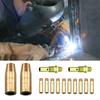 14Pcs MIG Welding Machine Accessories Kit 0.035'' Contact Tips Gases Nozzles Diffusers Replacement