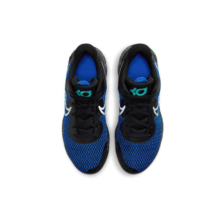 Nike KD Trey 5 IX EP Black Racer Blue Men Sneakers Dynamic-Turquoise White CW3402-007