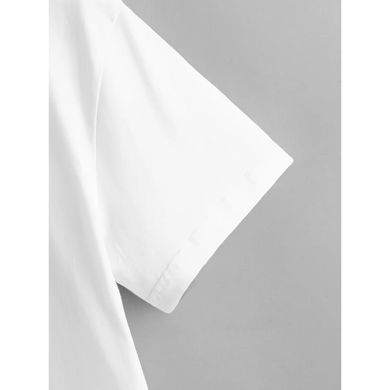 Europeiska storlekar Herrs Sport-T-shirt - Tryck "Jag är inte perfekt men jag har en helt fantastisk fru", Vit Rundhalsad, Kortärmad