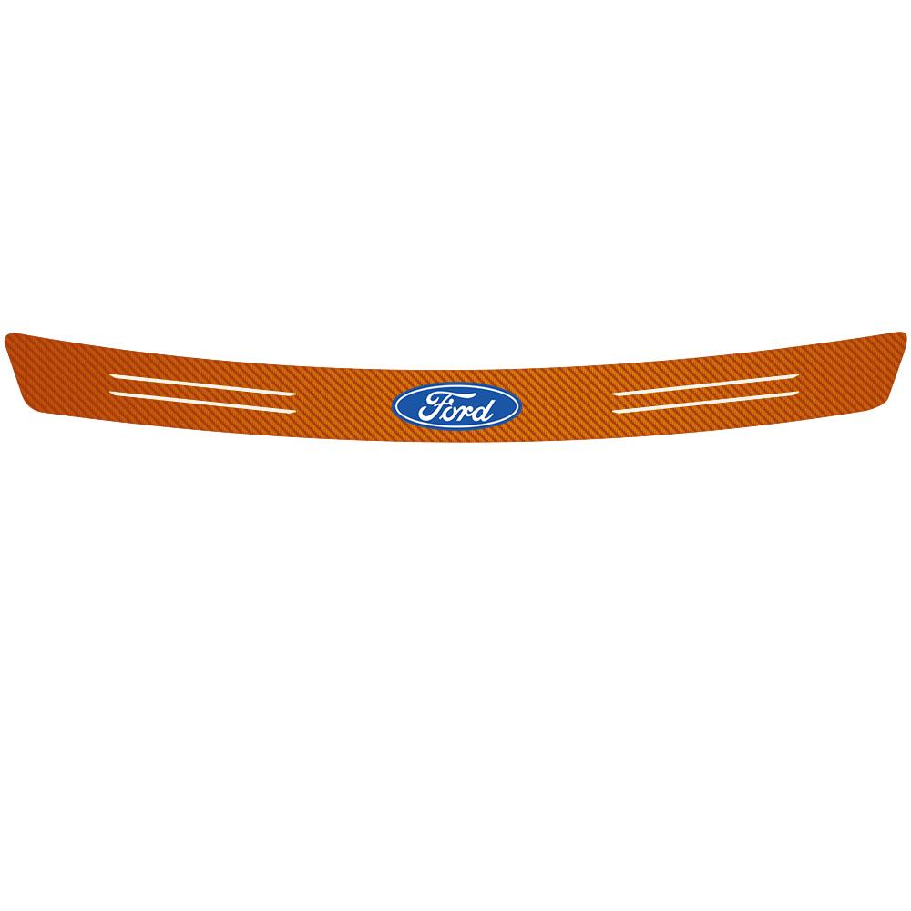 Car Door Sills Stickers Auto Door Threshold Guard Sticker Auto Valve Cap For Ford Kuga Focus Fiesta F150 Explorer Taurus Mustang Knsh65