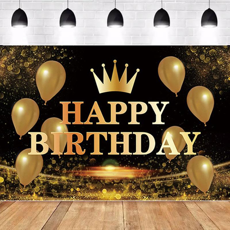 Buon Compleanno Sfondo Banner Sfondo Panno Puntelli Decorazione Festa