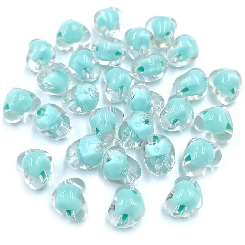 10pcs for Jewelry Necklace Earrings Marking Fashion Handmade DIY Material Acrylic Cored Peach Beads Transparent Bracelet Accessories