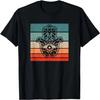 Hamsa Ruka Fatimy Retro Styl Vintage Tričko