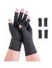 Gants Sans Doigts Antidérapants DONFRI pour Homme, Supports pour Doigts, Support de Paume, Gants Fins Sans Doigts pour le Sport, Unisexe (Taille L/2 Paires)