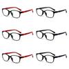 6PCS Ultralight TR90 Reading Glasses Blue Light Blocking Presbyopia Eyewear Men +100-+400