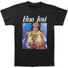 Bon Jovi Bon Slippery Black Unisex T-shirt